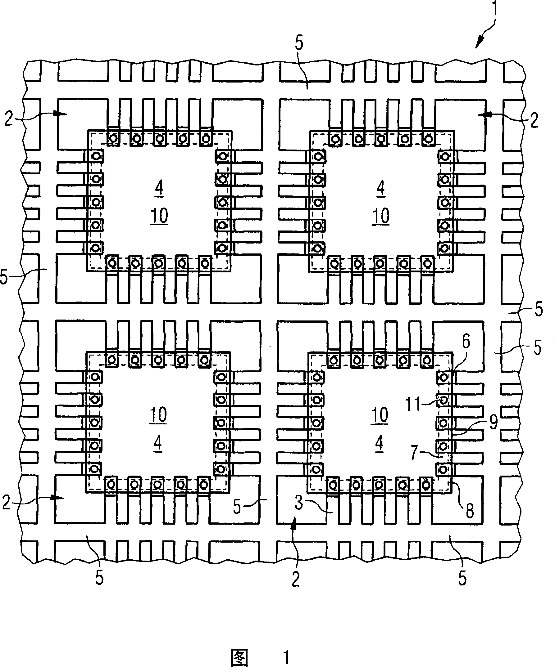 Leadframe, semiconductor package and method for producing the same