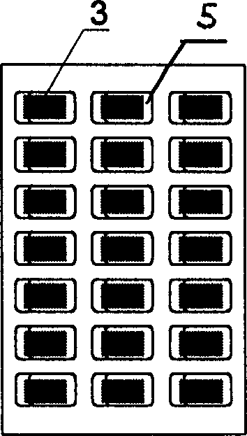 Monolithic sheet style quartz crystal frequency device and production thereof