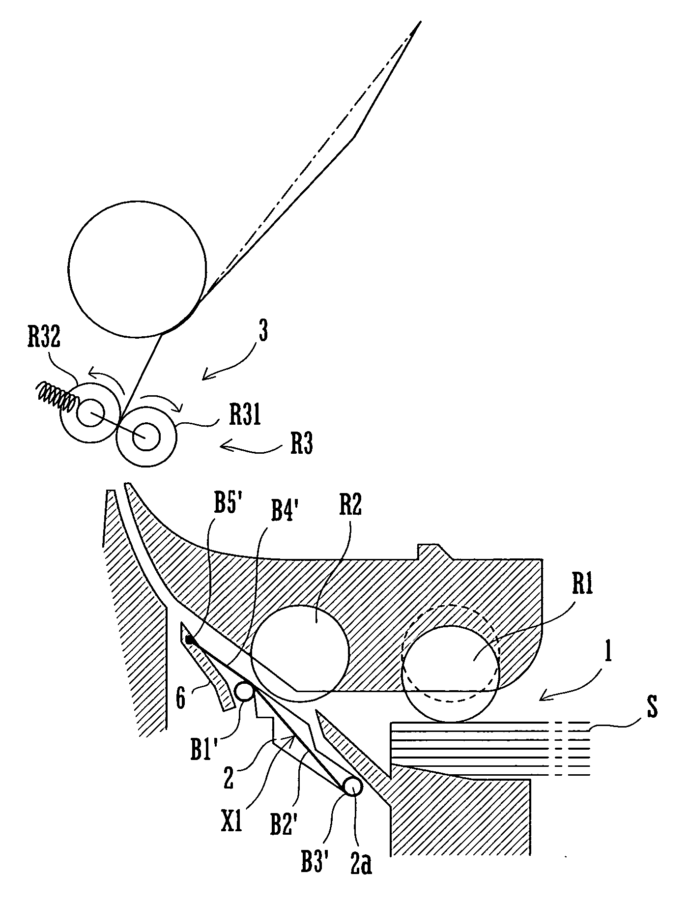 Sheet-conveying mechanism