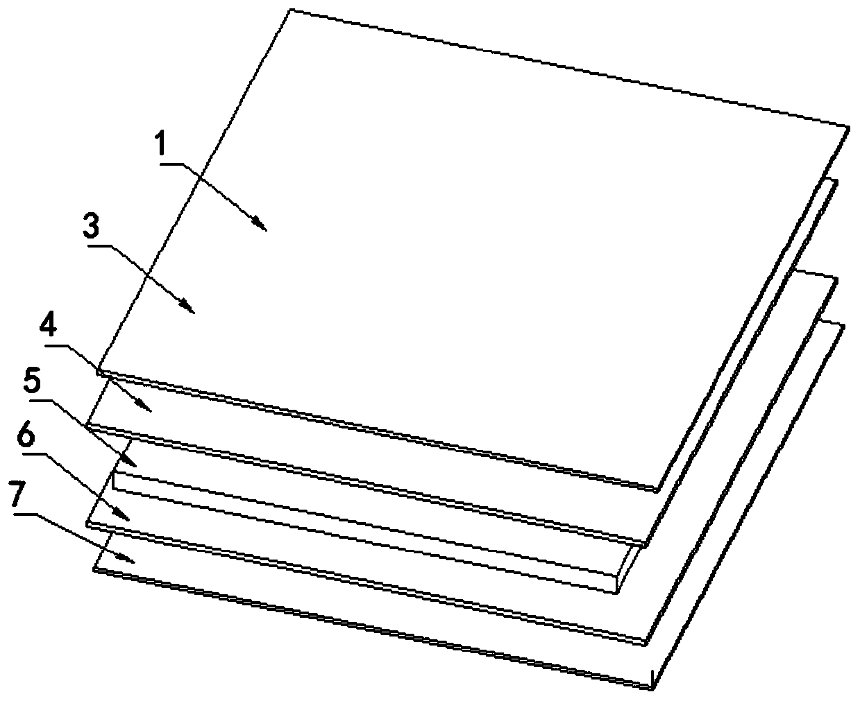 Solar panel and processing method