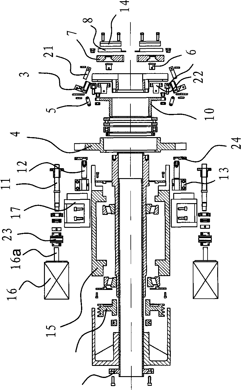 Cutting device of pipe cutting machine tool