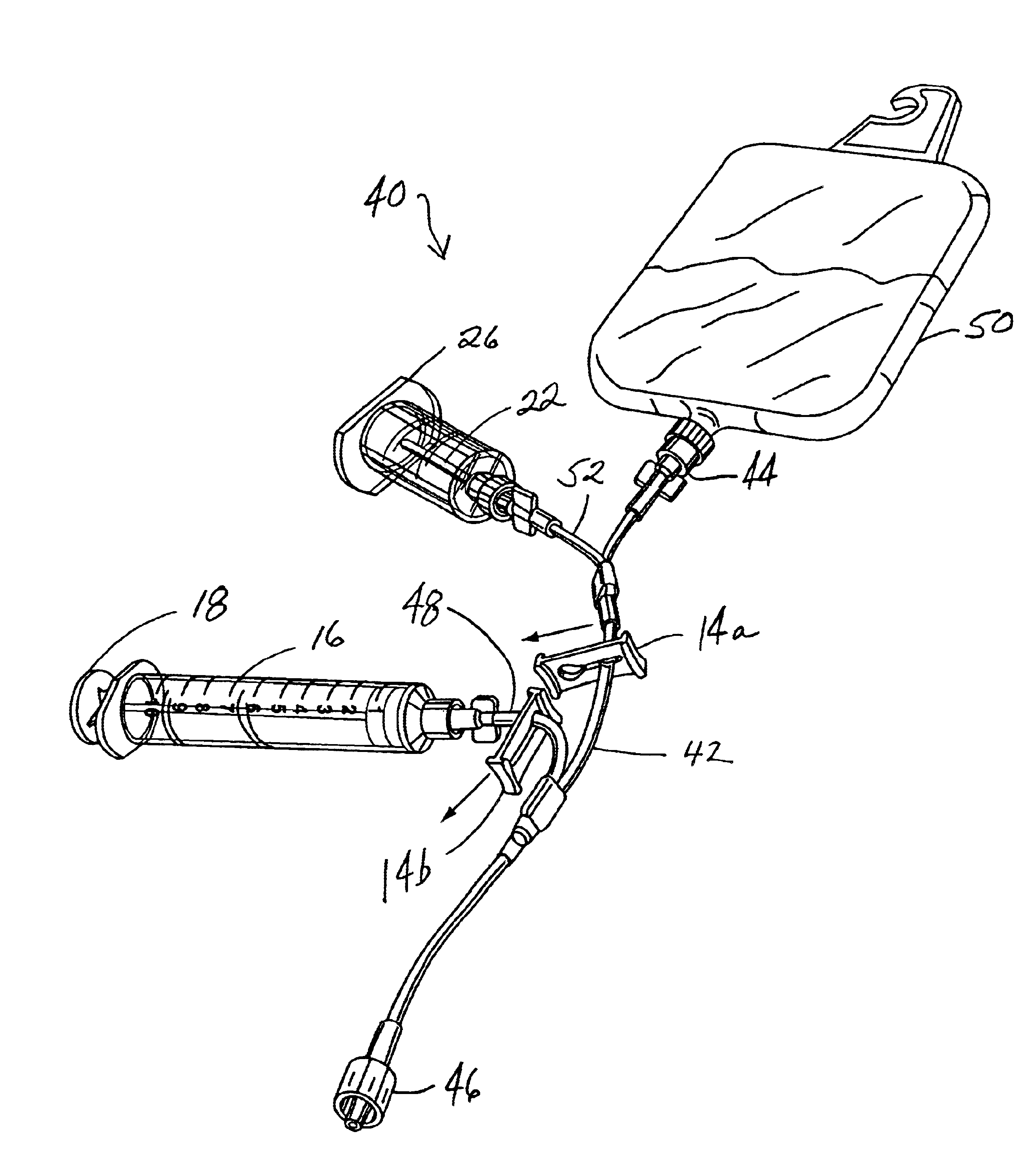 Blood drawing system