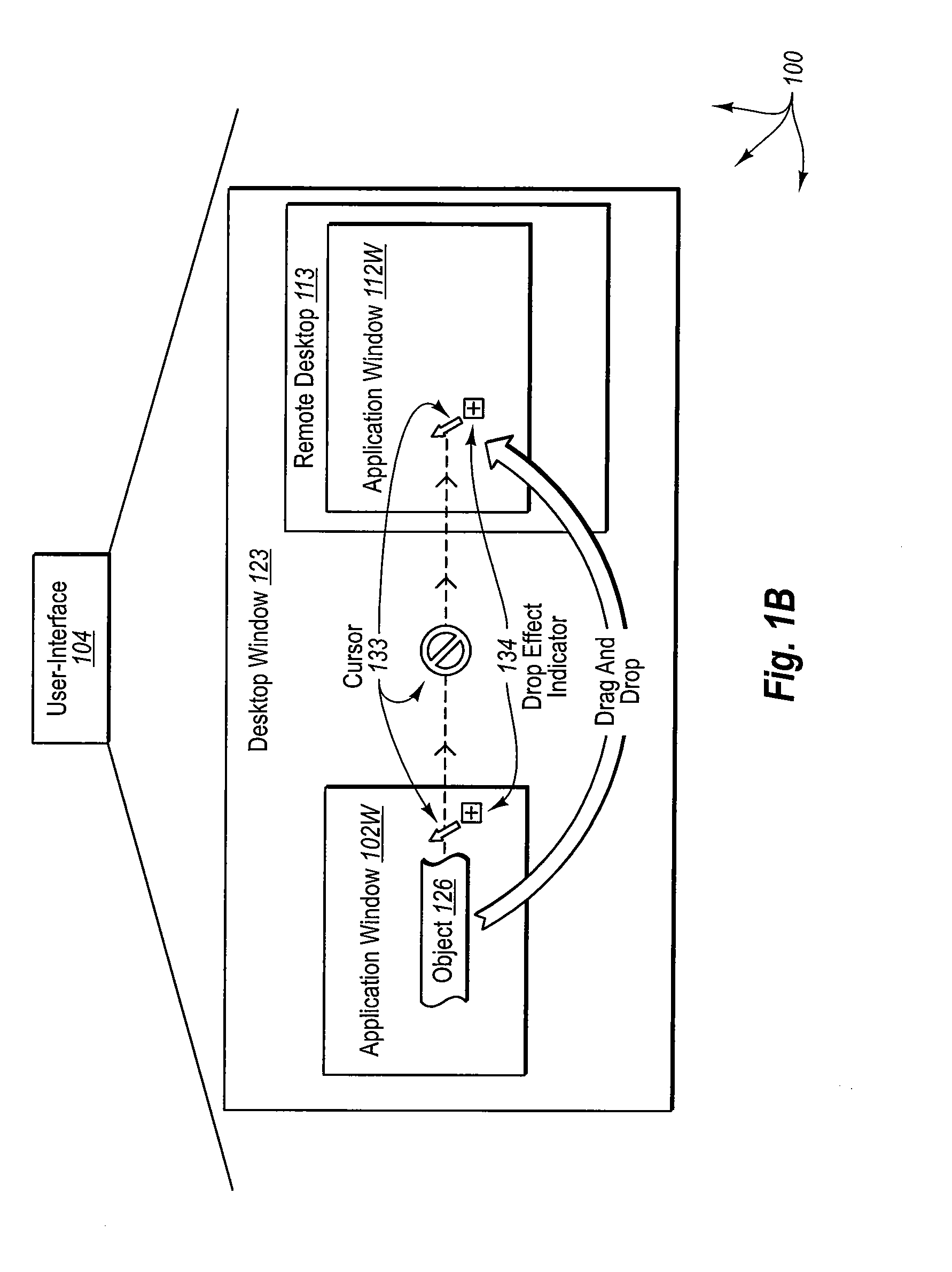 Dragging and dropping objects between local and remote modules