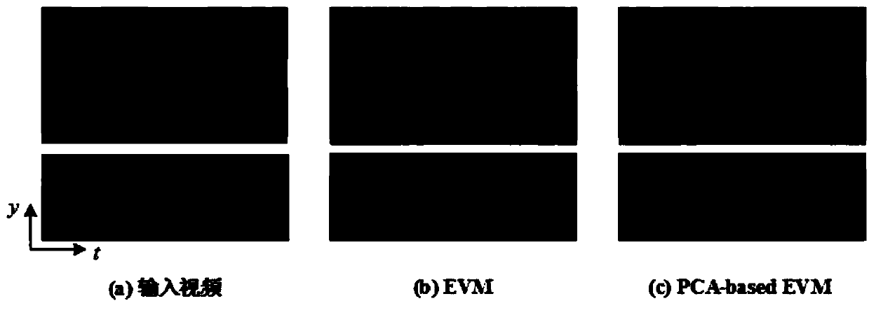 Video slight change amplification method based on PCA