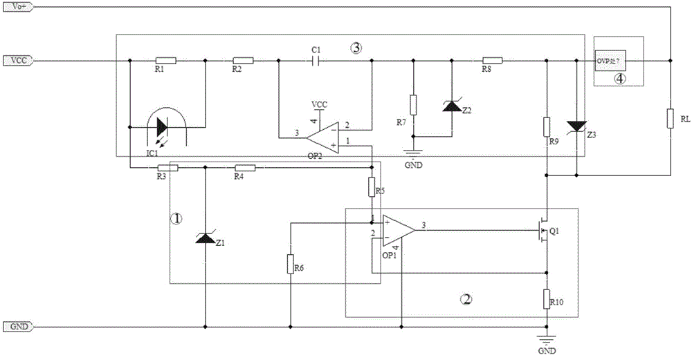 Switching power supply feedback control circuit and single-stage PFC efficient constant current power supply drive circuit