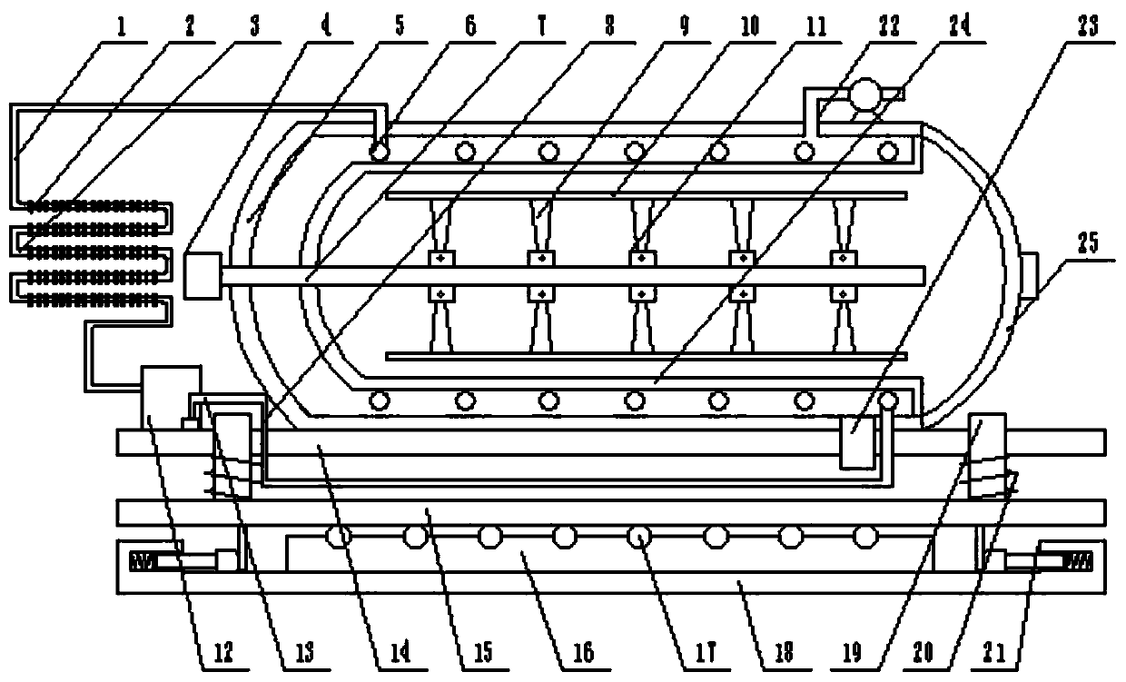 Vacuum sintering furnace for neodymium iron boron magnet machining