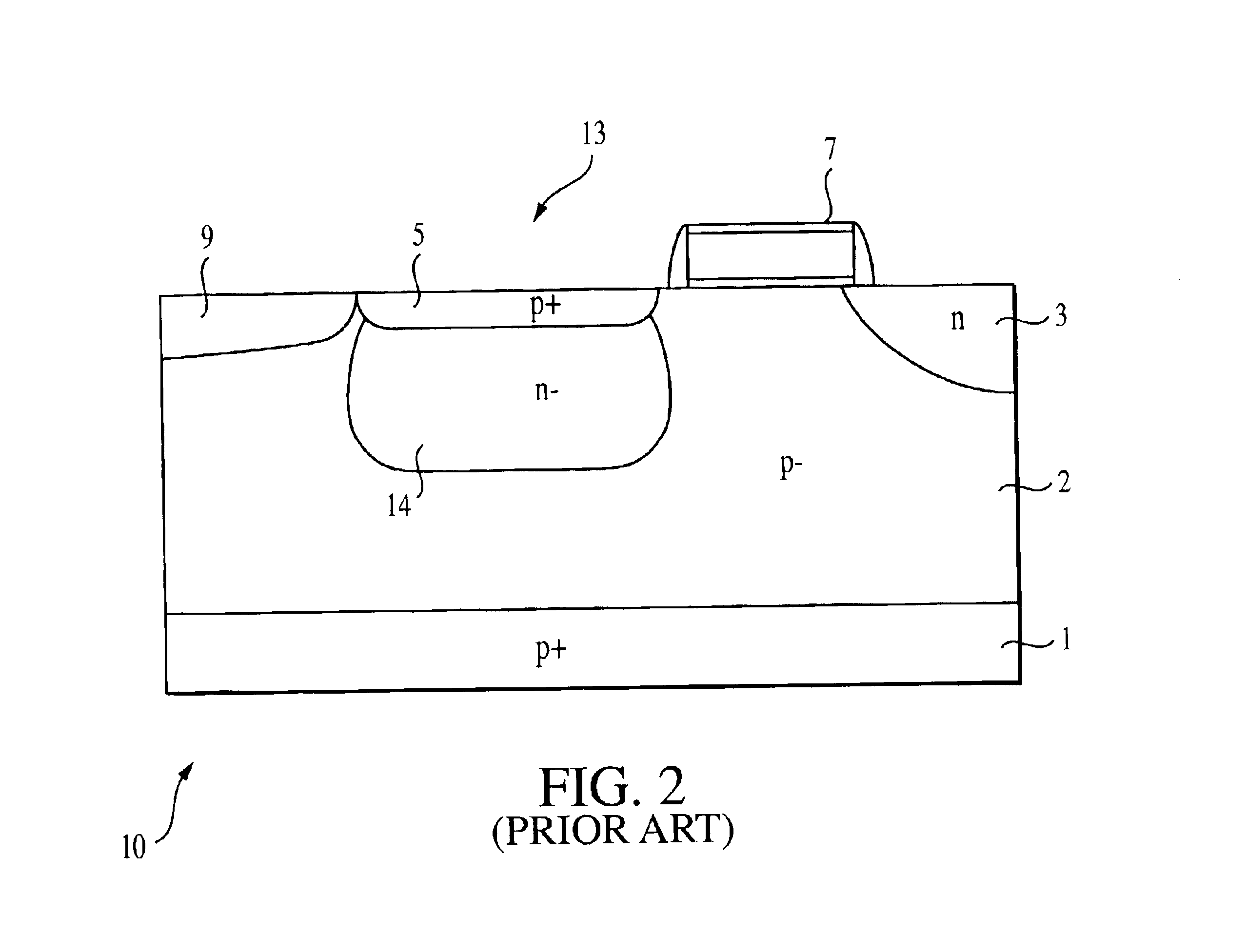 Double pinned photodiode for CMOS APS and method of formation