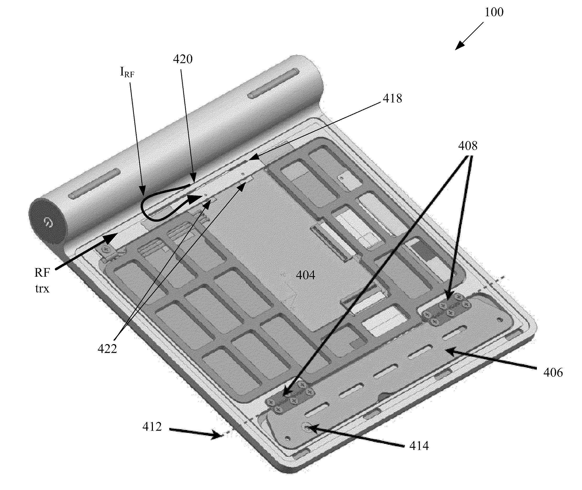 Portable multi-touch input device