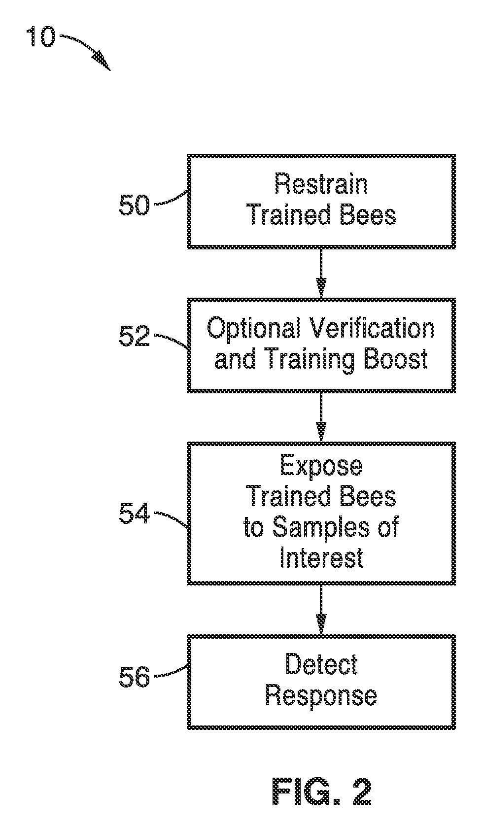 Method for training honeybees to respond to olfactory stimuli and enhancement of memory retention therein