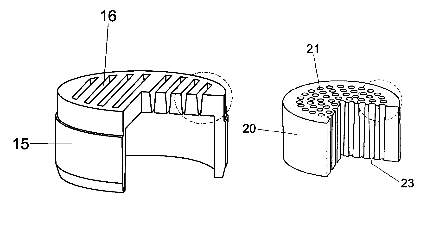 Breather for permanent aluminium-casting mould