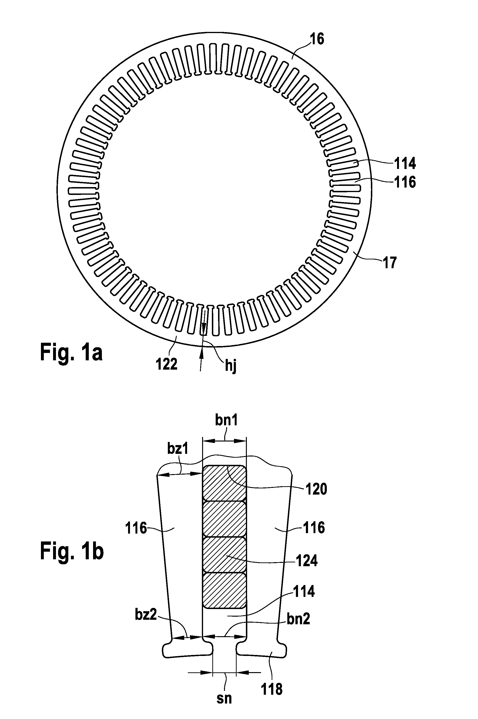 Stator for a polyphase electric machine and method for manufacturing same