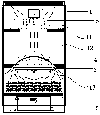 Magnetoelectric induction air disinfection device