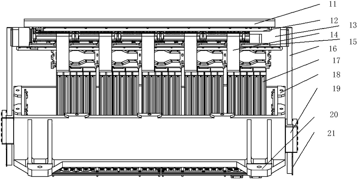 Off-axis camera for space with large field of view and highly integrated focal plane structure