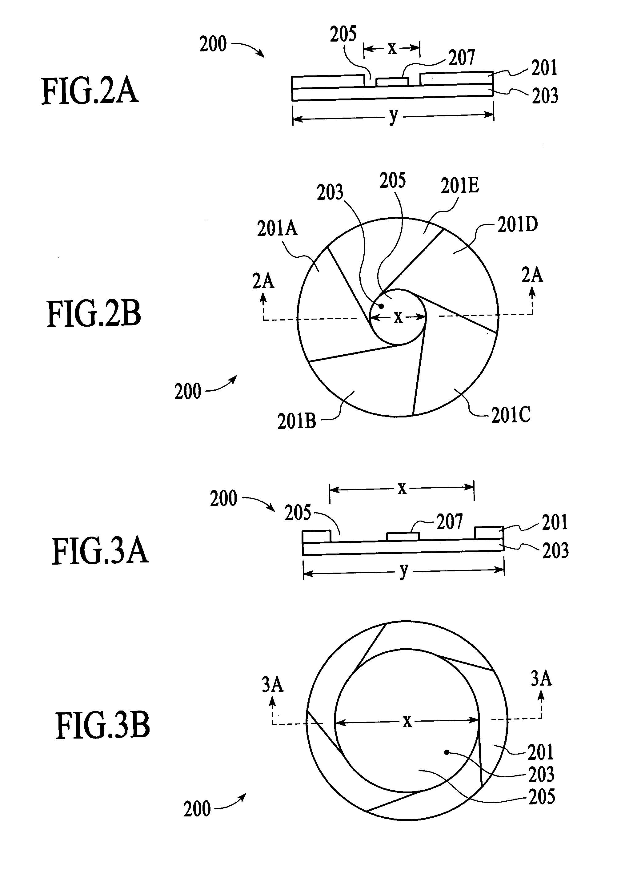 Light emitting device with adjustable reflector cup