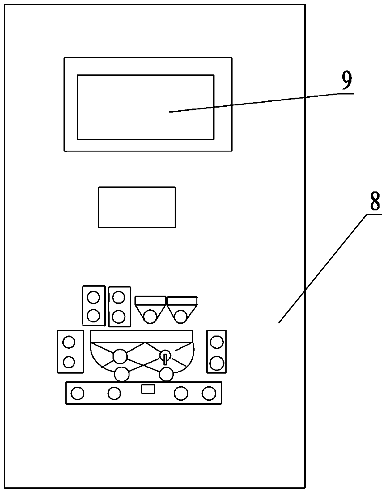 Remote control automatic mortar production system