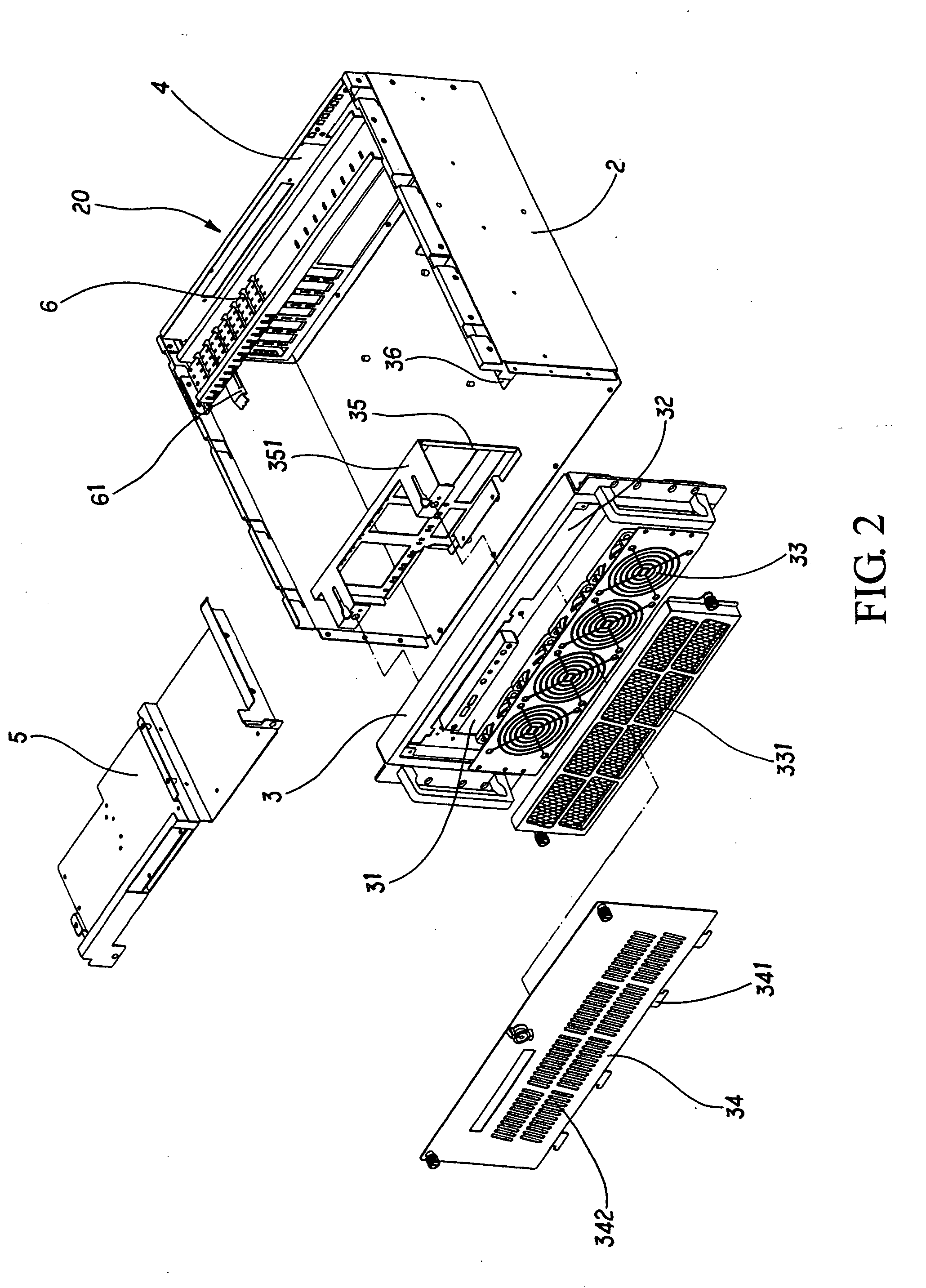 Industrial computer casing