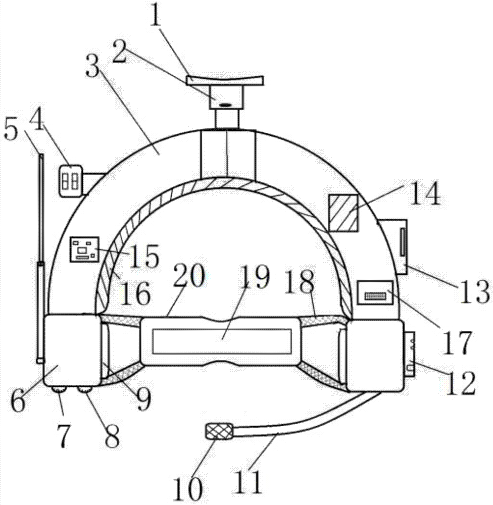 High-efficiency English listening training device