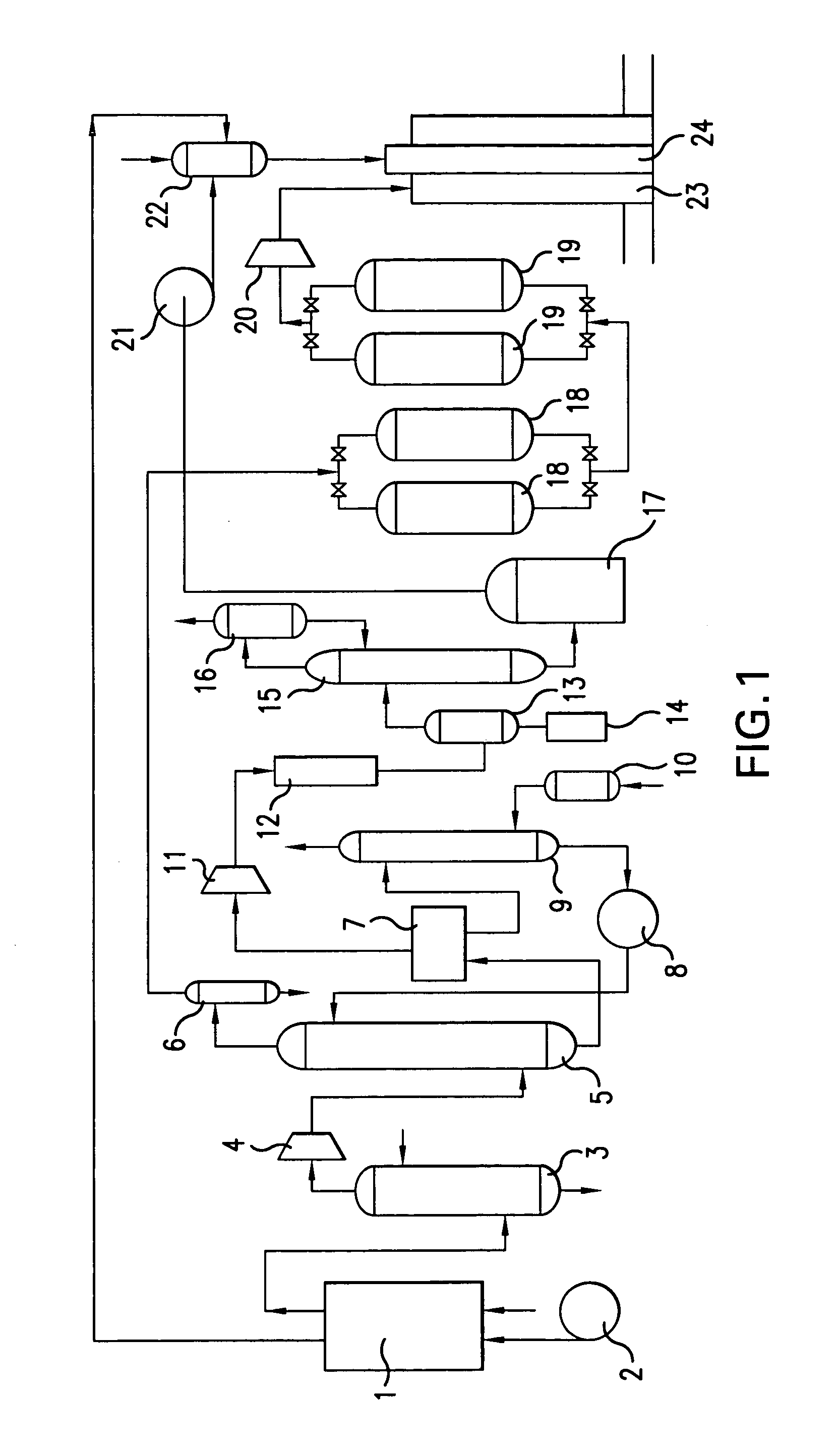 Equipment for pressurized adsorption and liquification of carbon dioxide from boiler flue gas for oil recovery by well injection