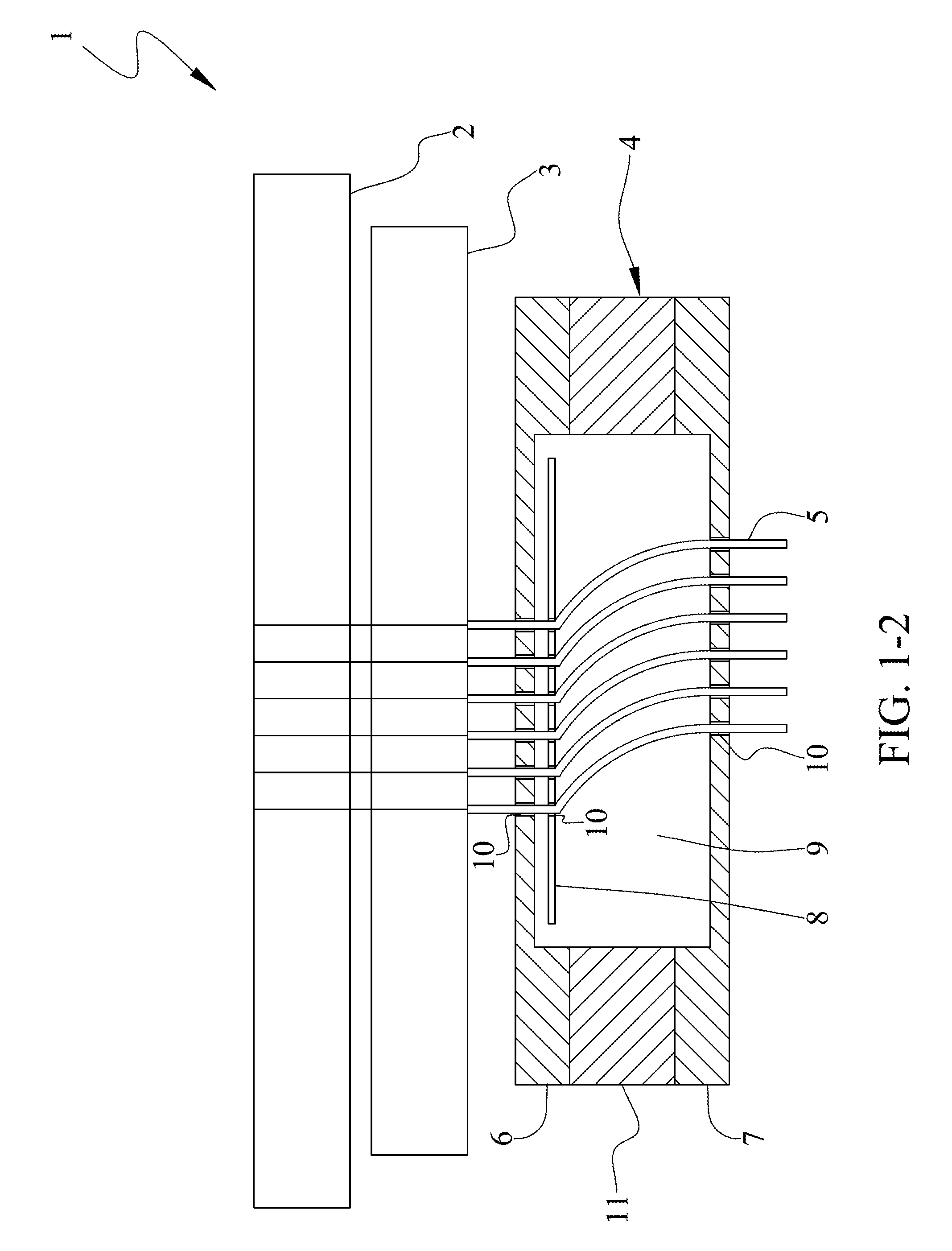 Combined probe head for a vertical probe card and method for assembling and aligning the combined probe head thereof