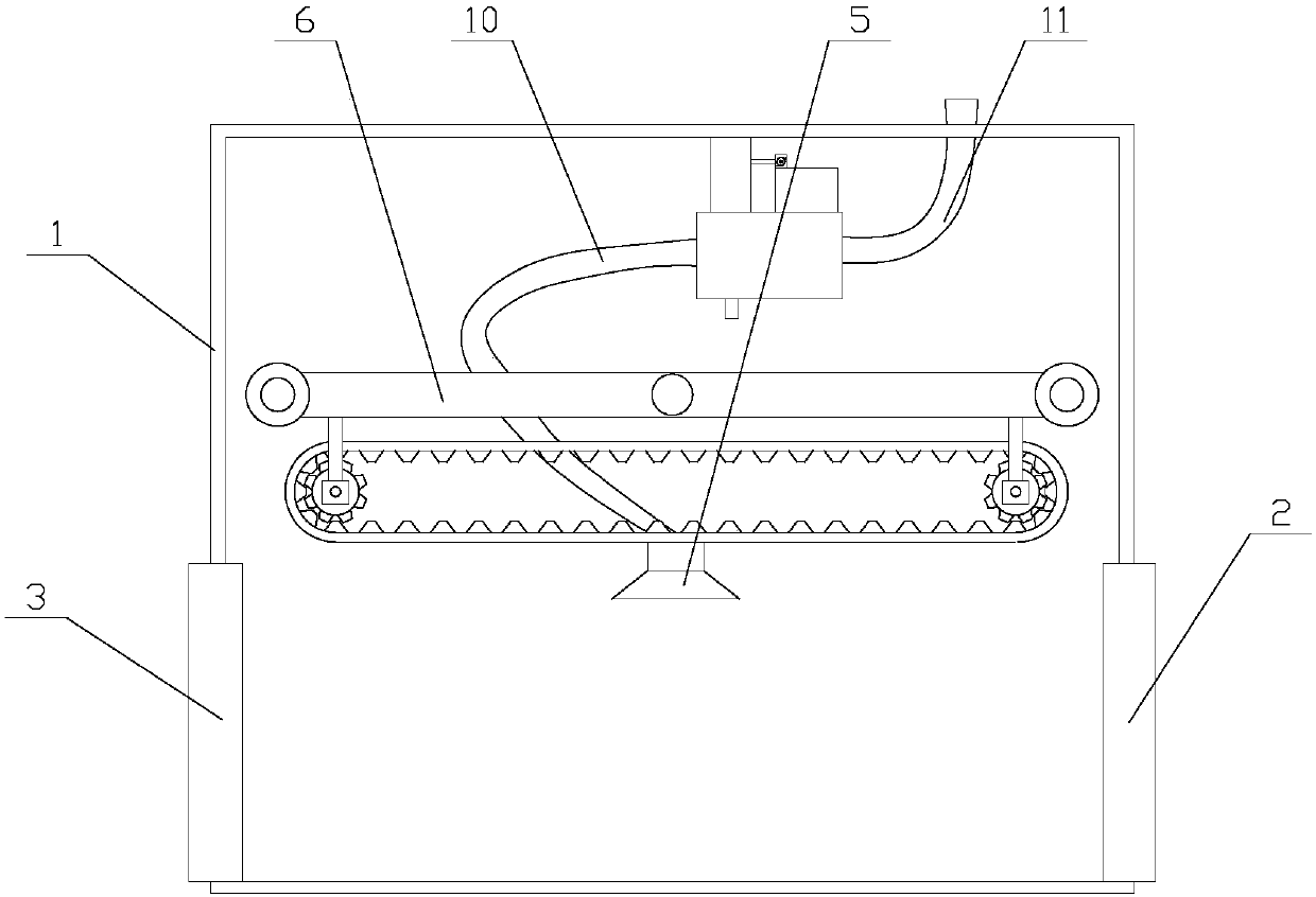 Energy-saving type spraying room based on Internet of Things for automobile bumper processing