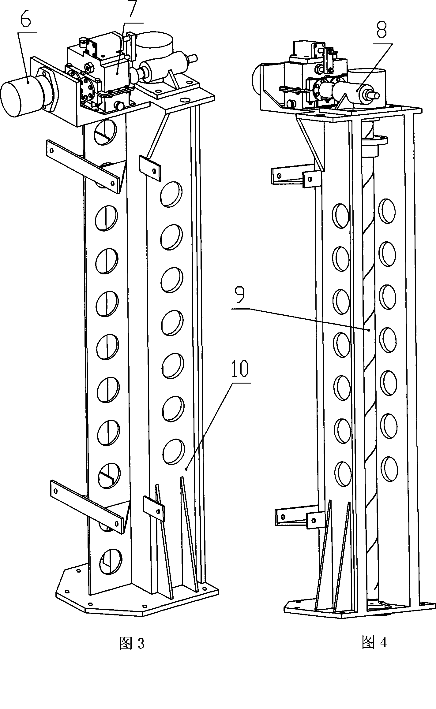 Underwater rope saw cutting machine