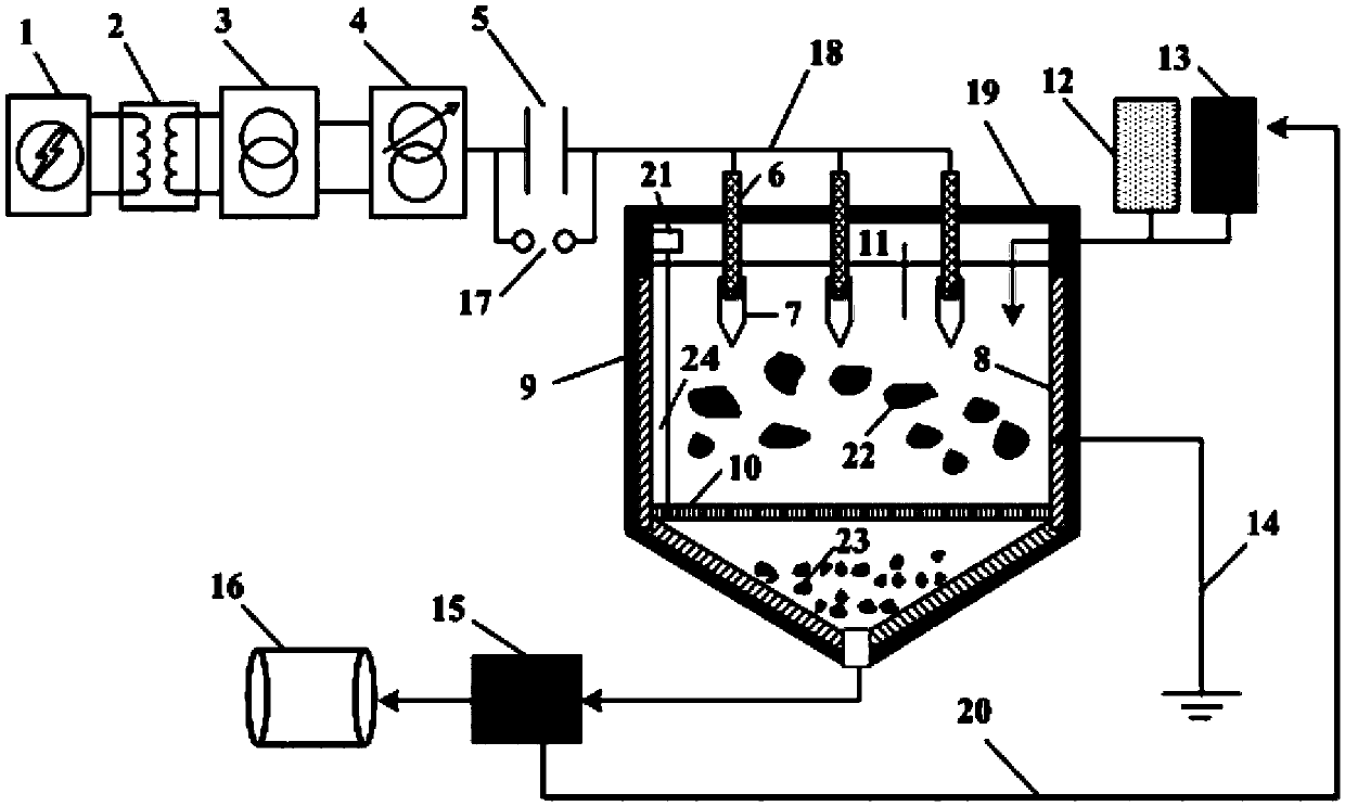 A method for selective pulverization and pre-enrichment of lean hematite ore by high-voltage electric pulse