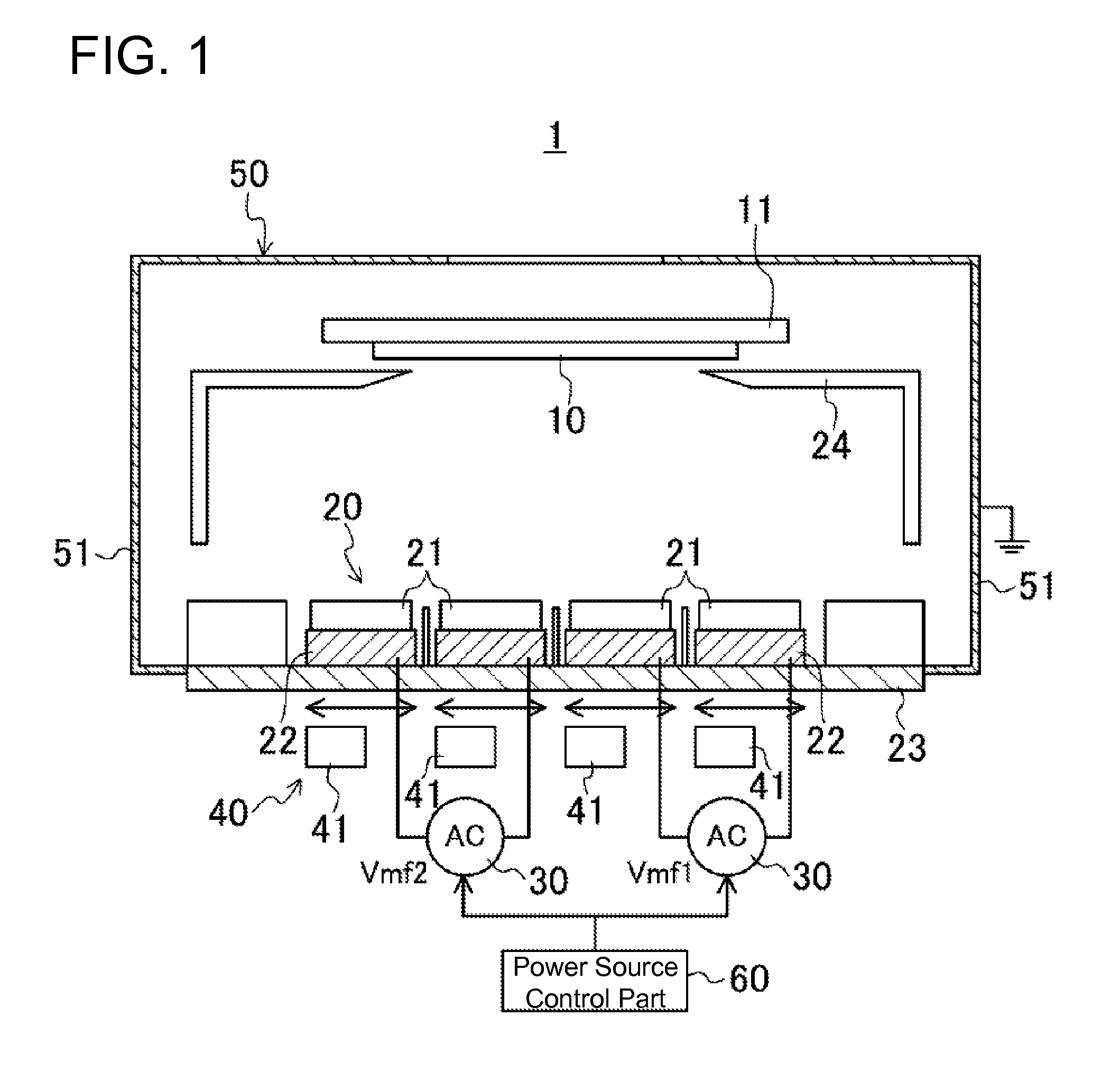 Magnetron sputtering device, method for controlling magnetron sputtering device, and film forming method