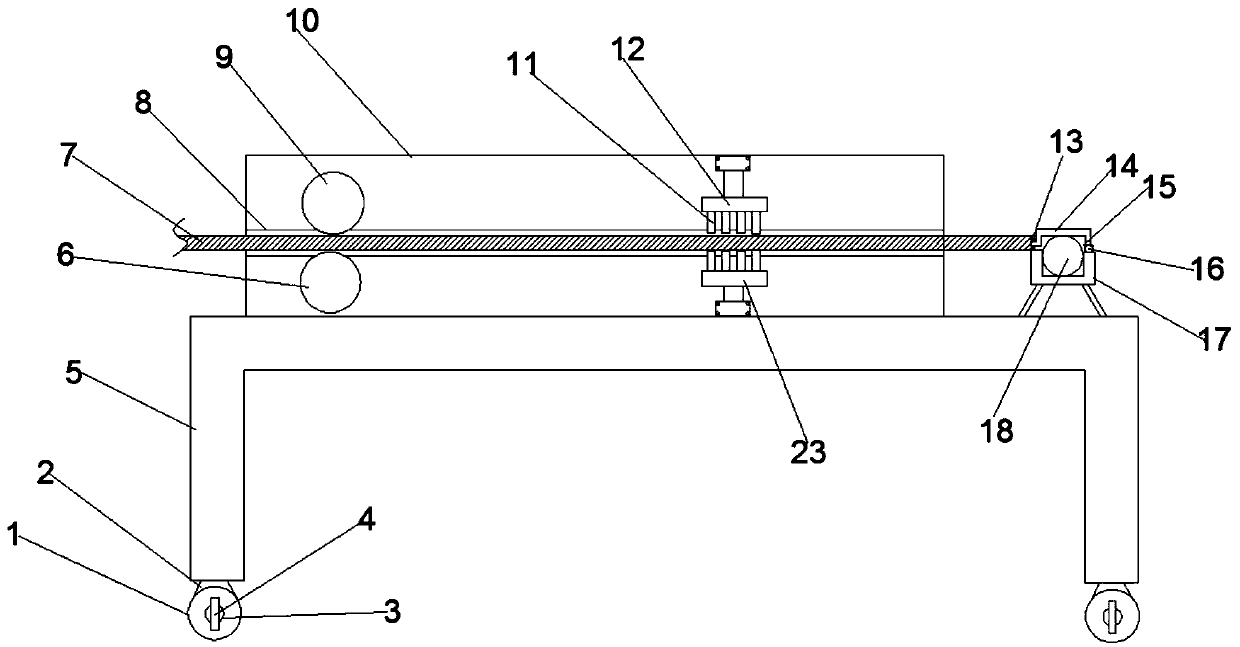 Aluminum foil winding device convenient to use