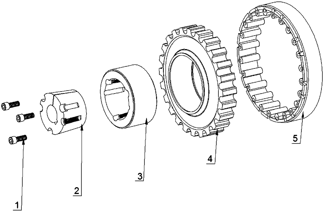 Flexible transmission diesel coupling