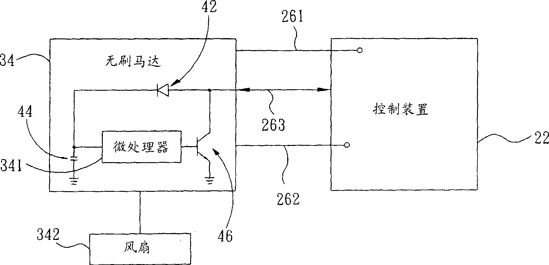 Motor device and motor control speed system