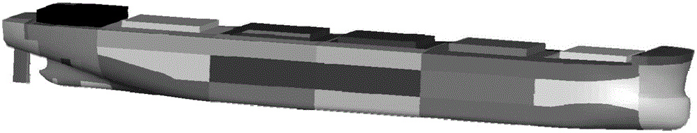 Ship still water shearing force and bending moment calculating method