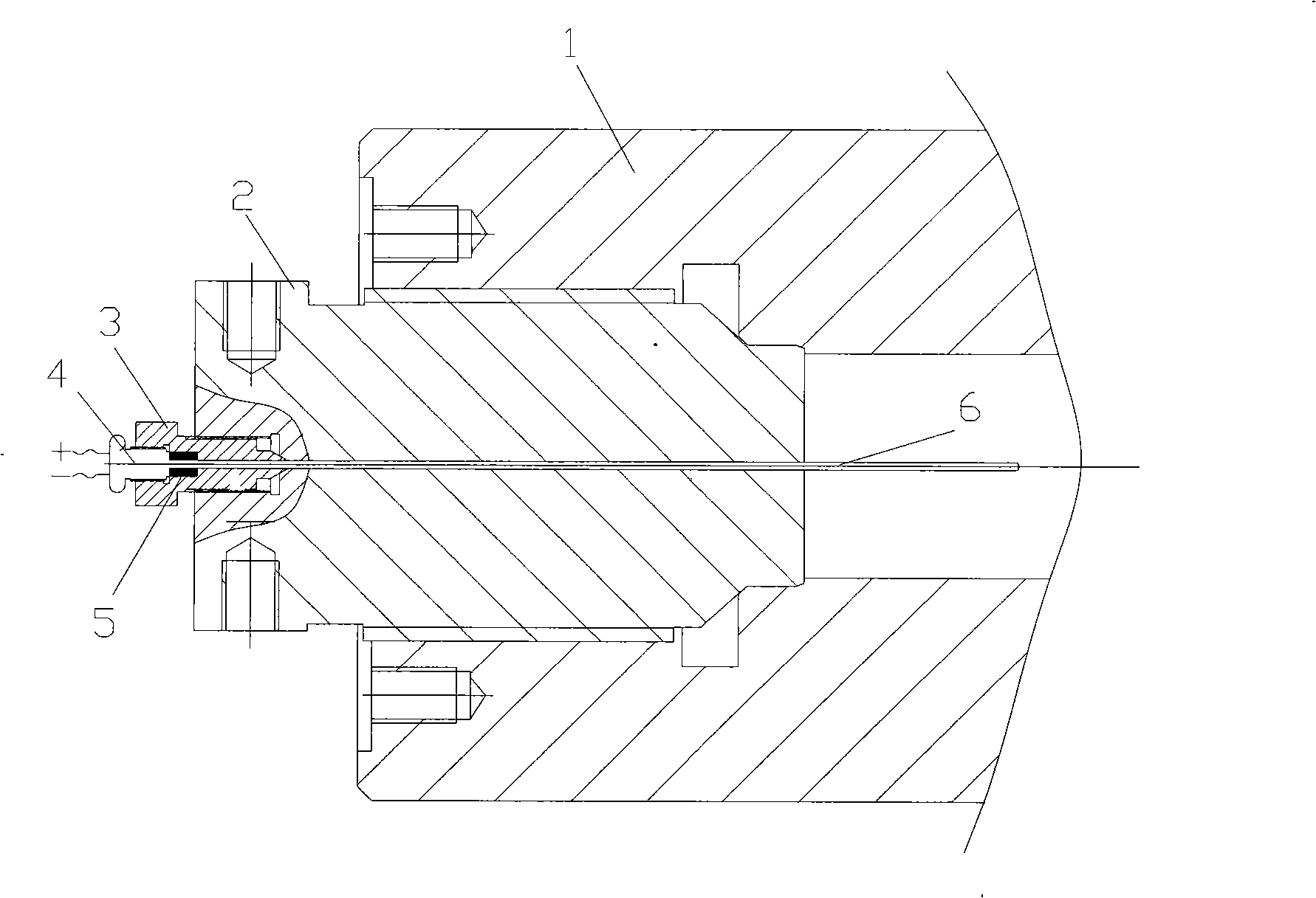 Armored thermocouple thermometer