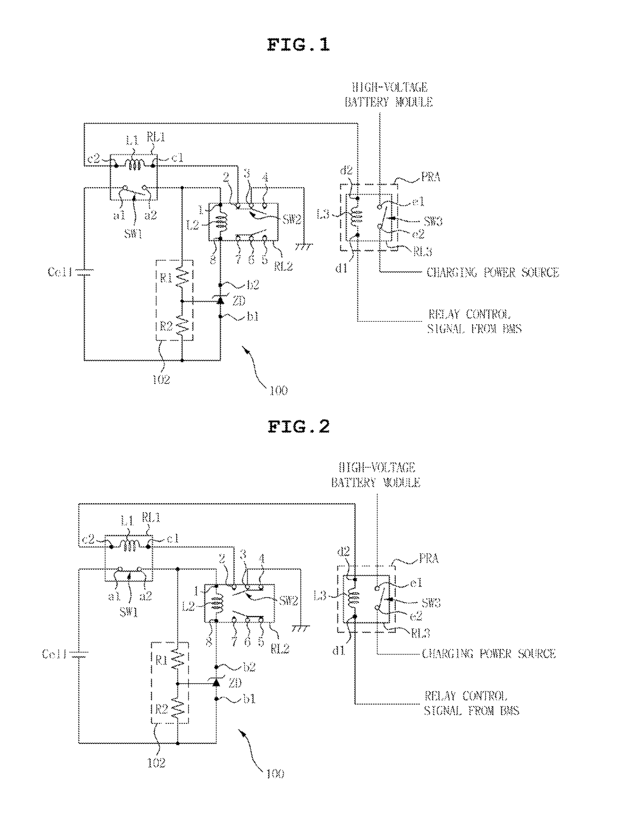 Overcharge protection apparatus with minimized power consumption