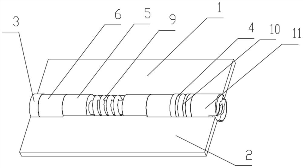 Over-point automatic starting rotating shaft