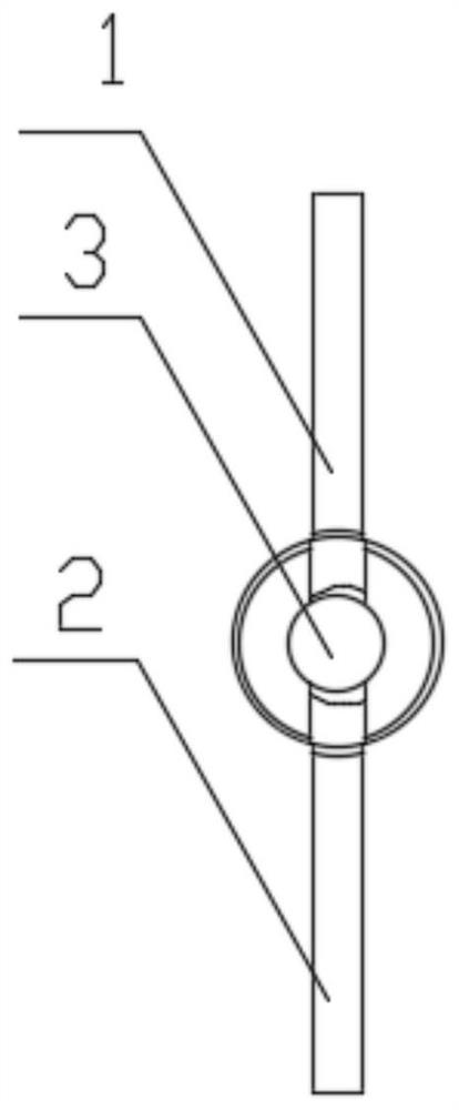 Over-point automatic starting rotating shaft