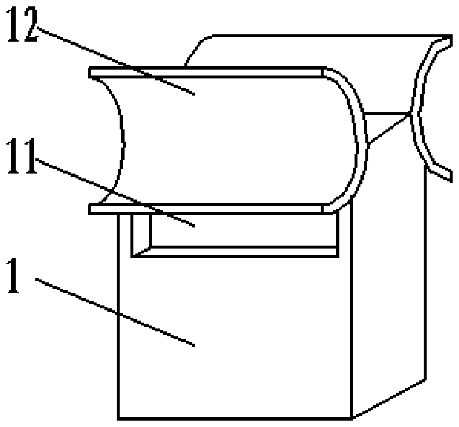 Ascending pipe type gas rising cap for removing fine particles in sintering flue gas towers