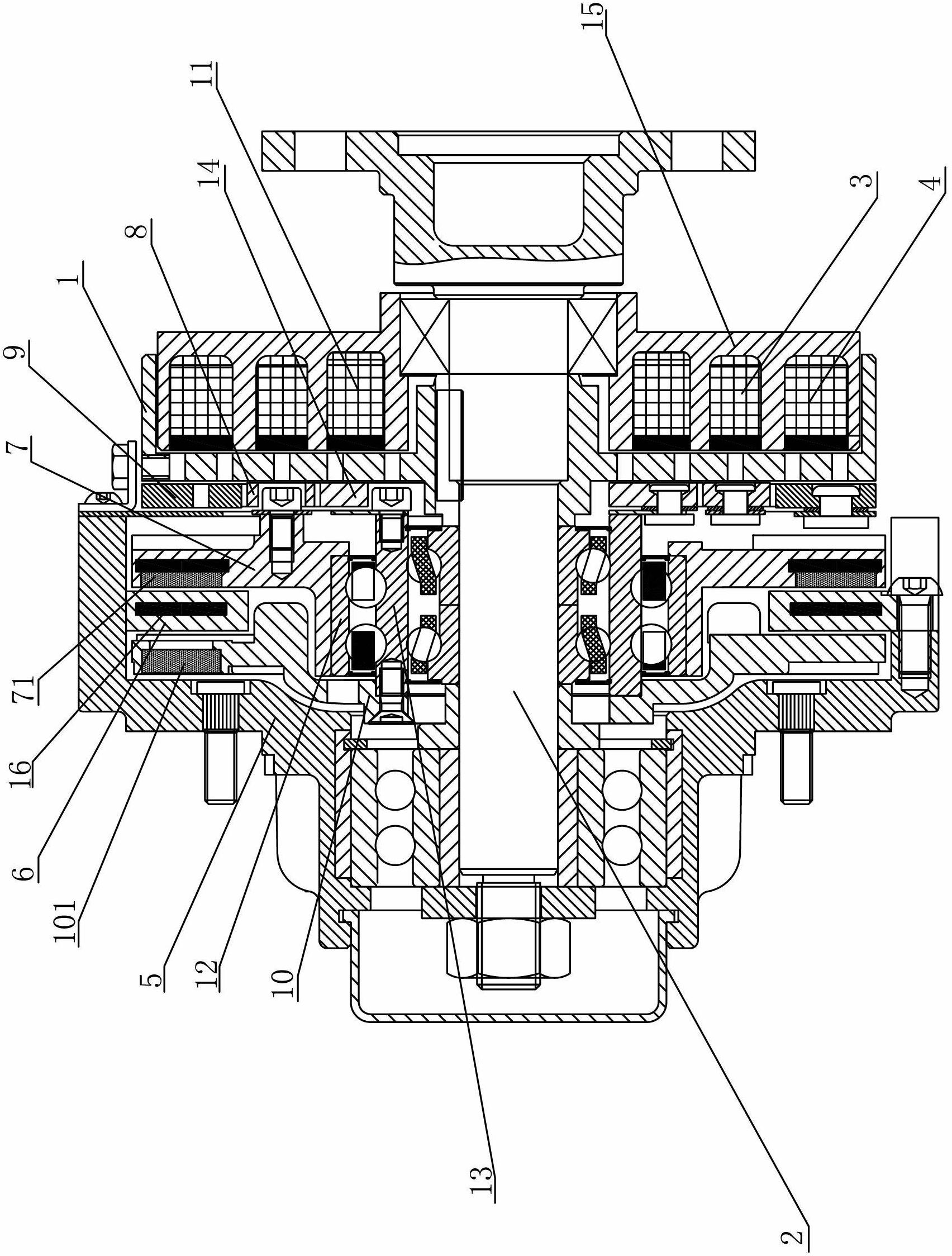 Four-speed electromagnetic fan clutch