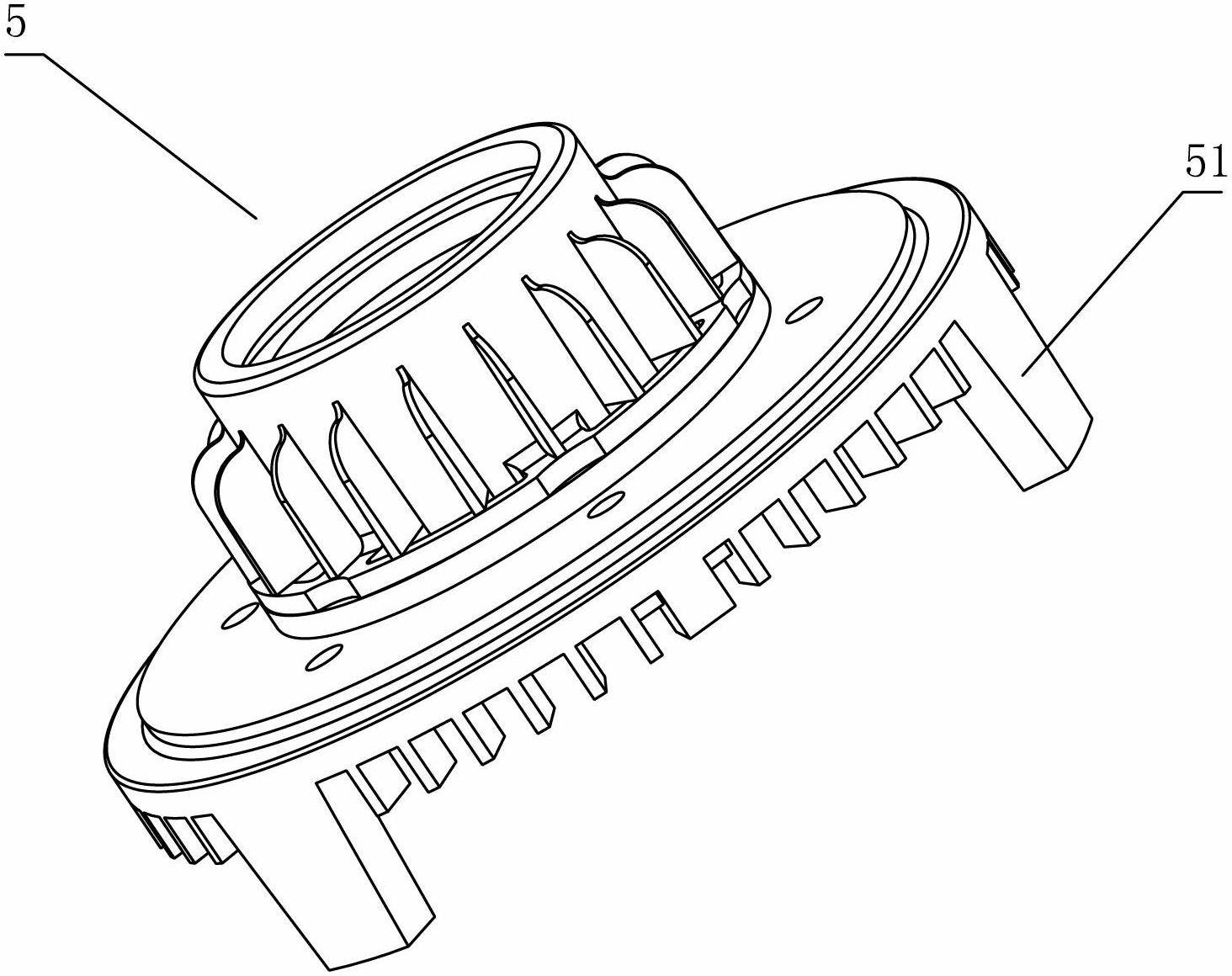 Four-speed electromagnetic fan clutch