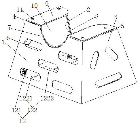 A mobile buttstock device for recruits shooting training