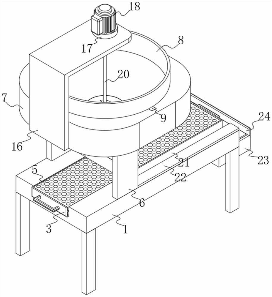 A kind of production equipment of environment-friendly water-soluble chalk