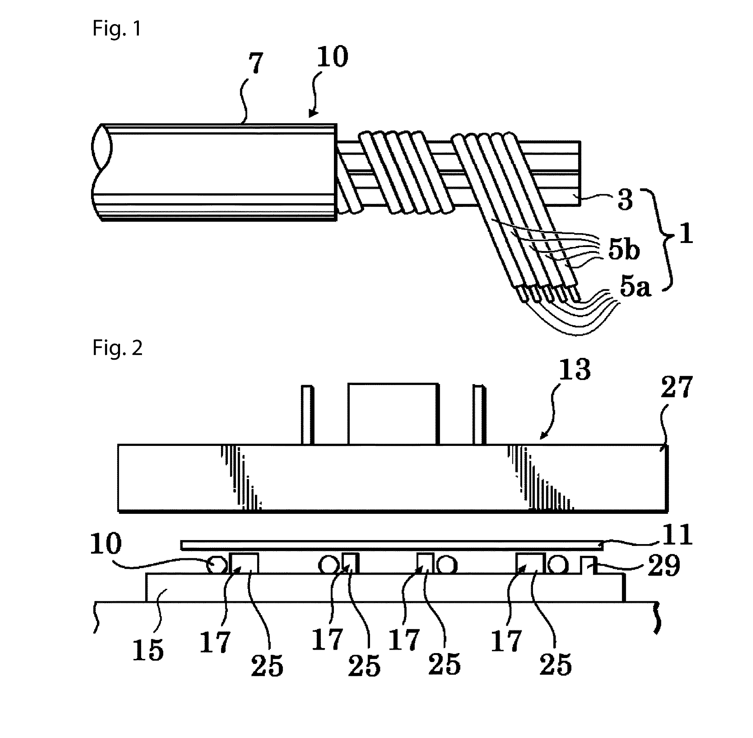 Cord-shaped heater and sheet-shaped heater