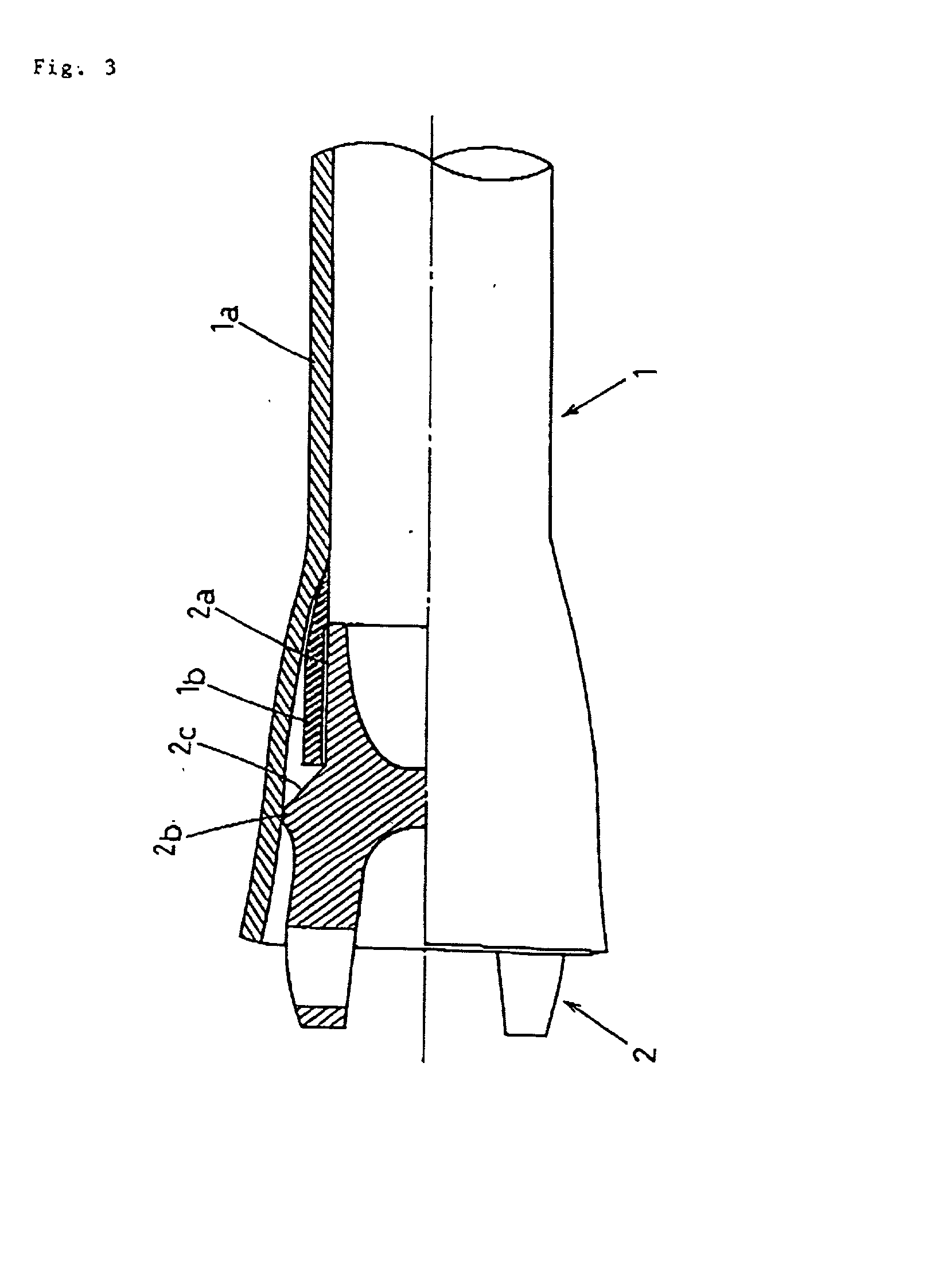 Shock absorbing tube