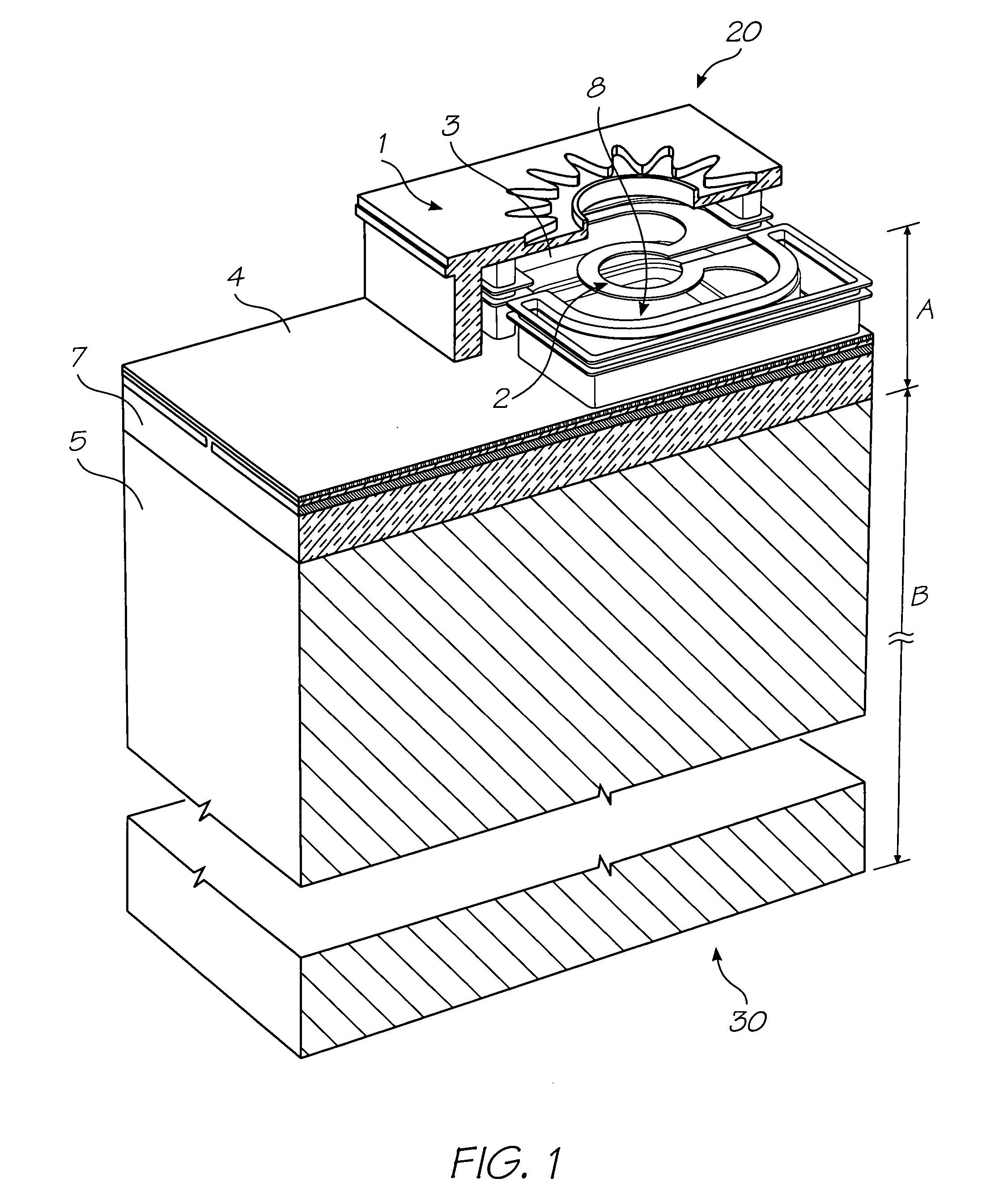 Method of modifying an etched trench