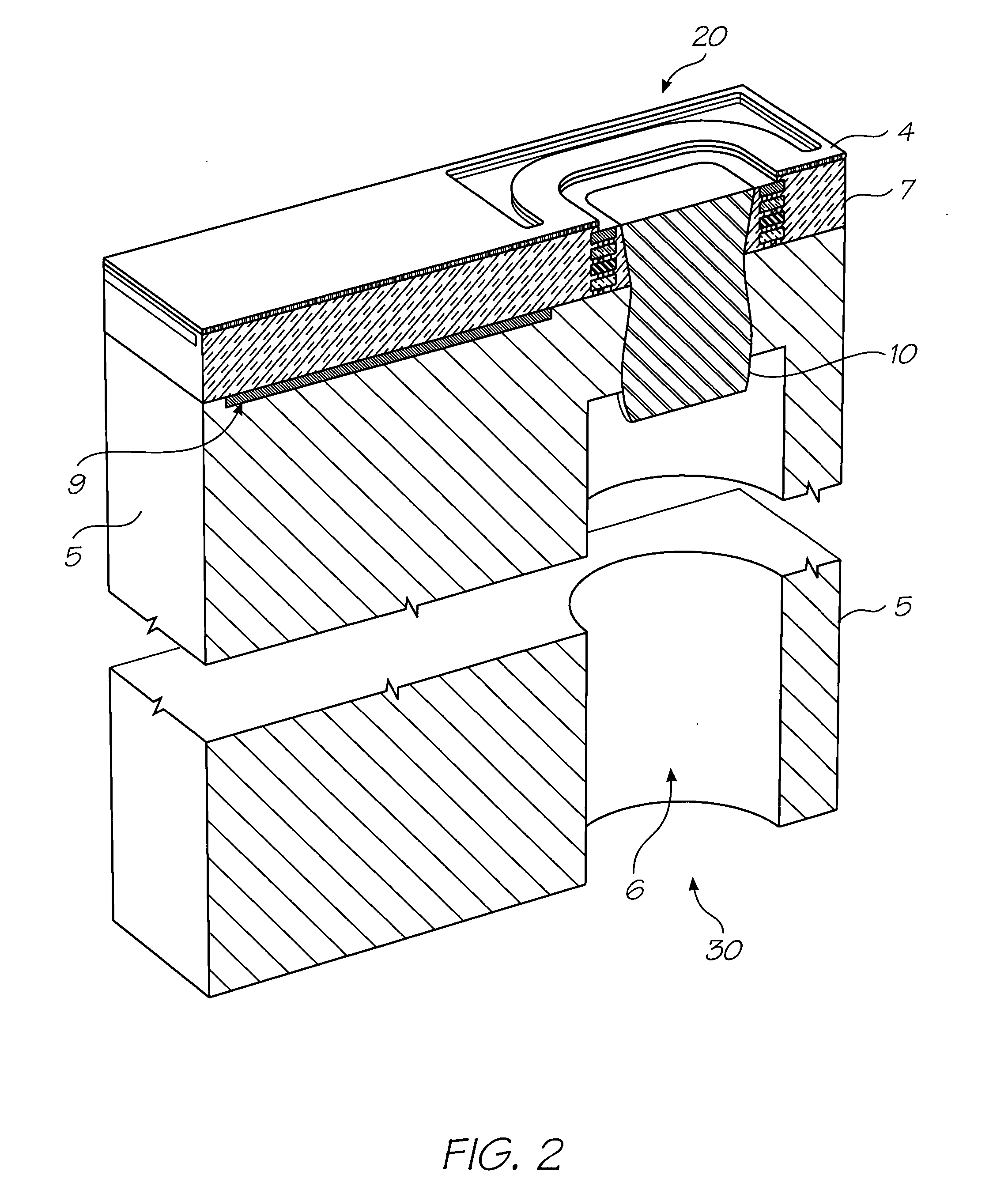 Method of modifying an etched trench