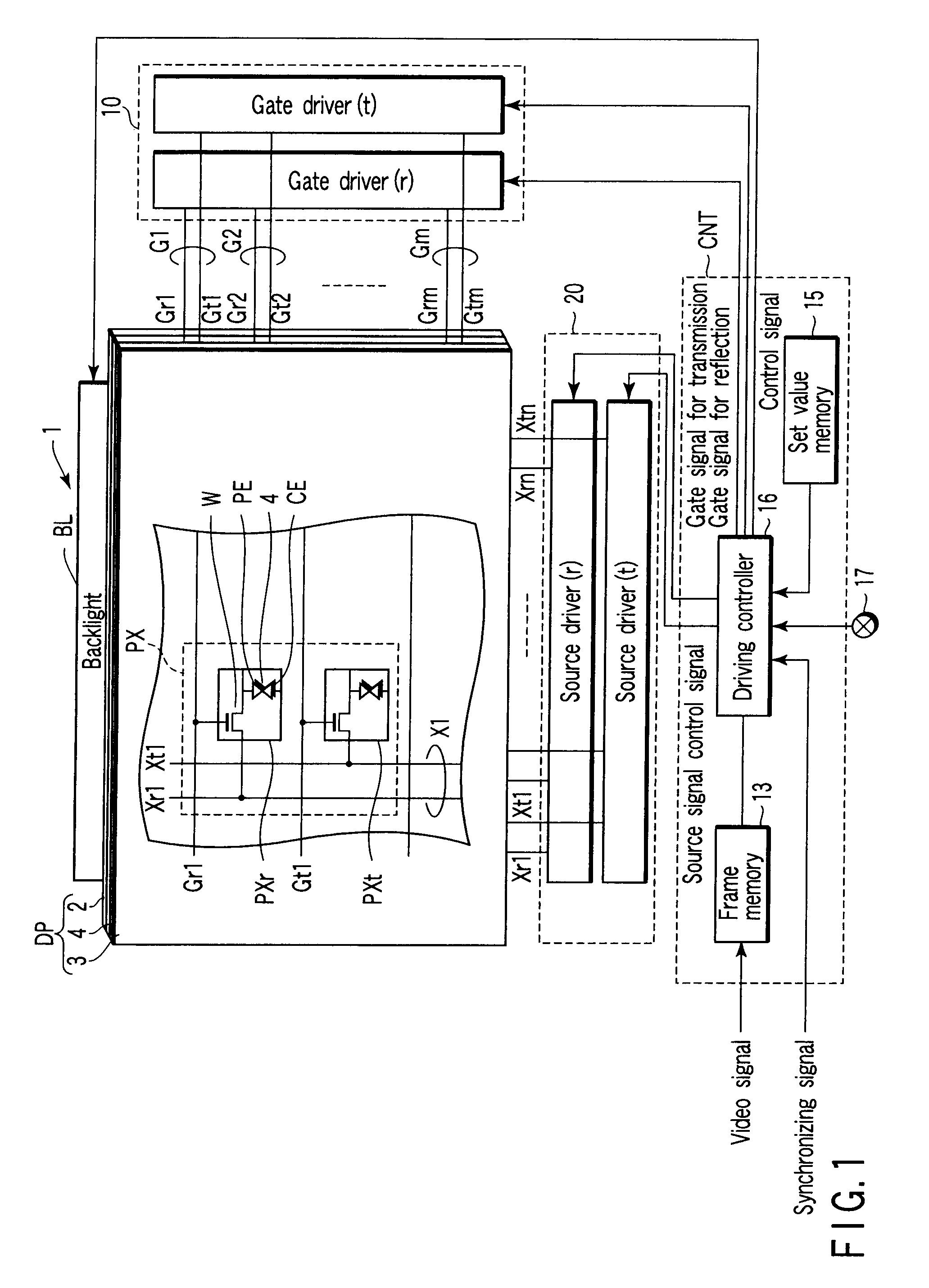 Liquid crystal display apparatus and driving method