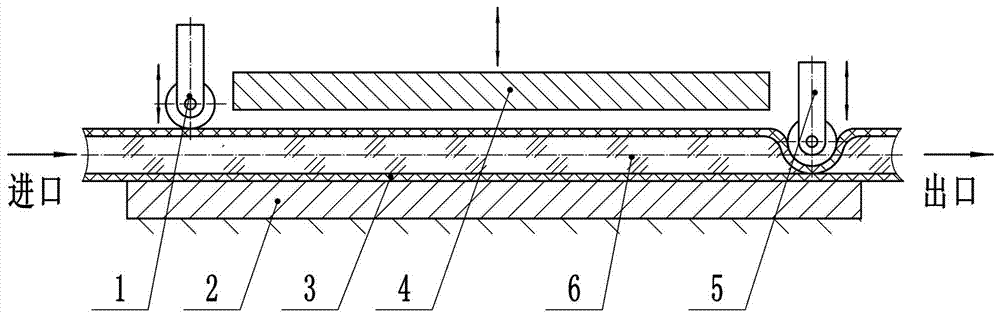 Directly-pressing fluid measuring method and measuring device