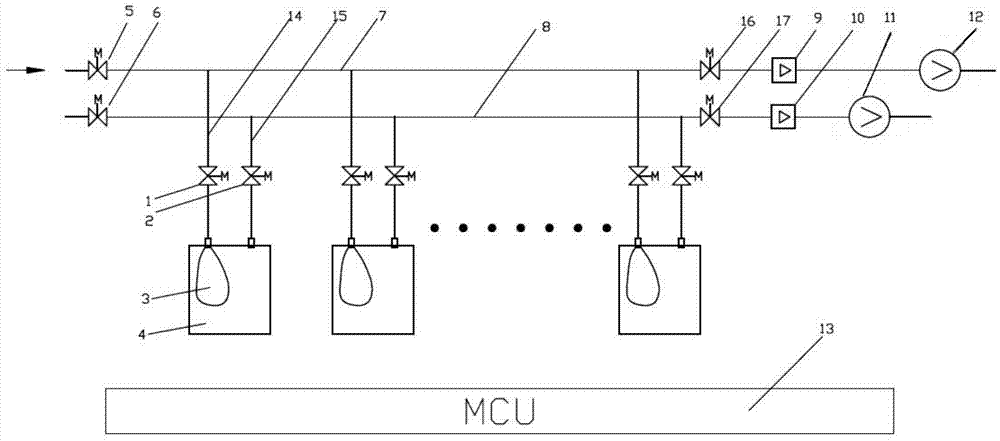 Non-contact type full-automatic gas sample retention device