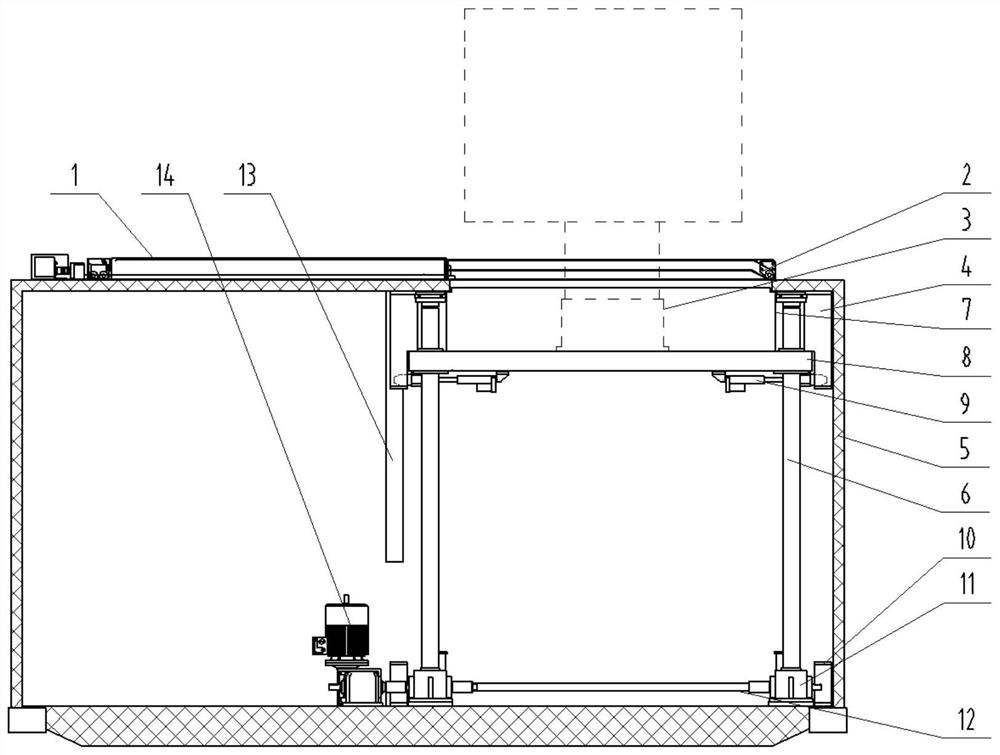 A high-rigidity electric lift insulation cabin