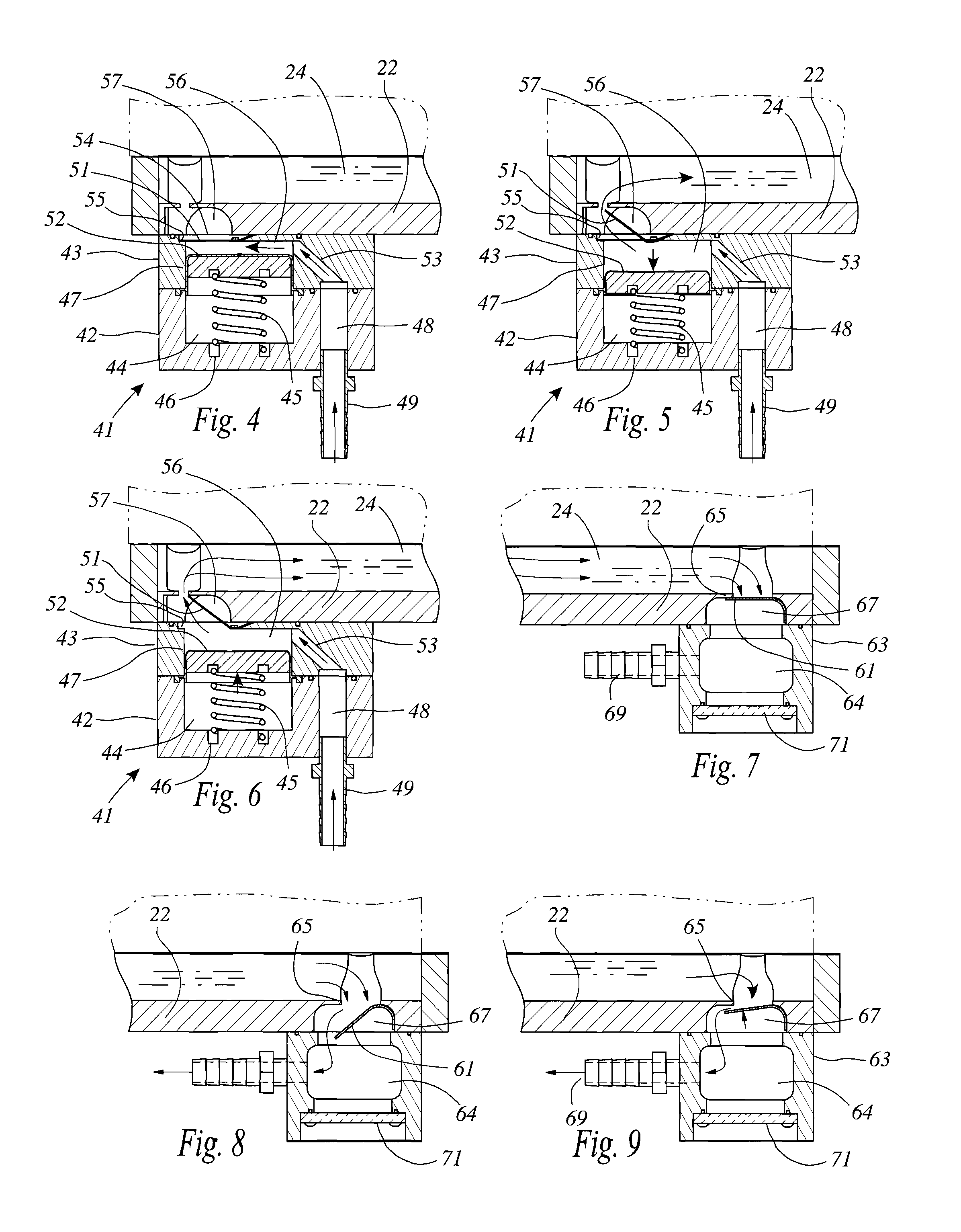 Stabilized high flow doctor blade head for transfer roller