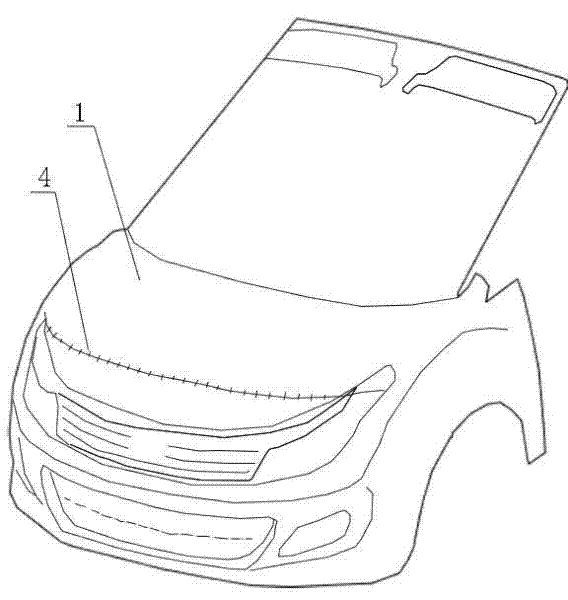 Marking device for pedestrian protection test